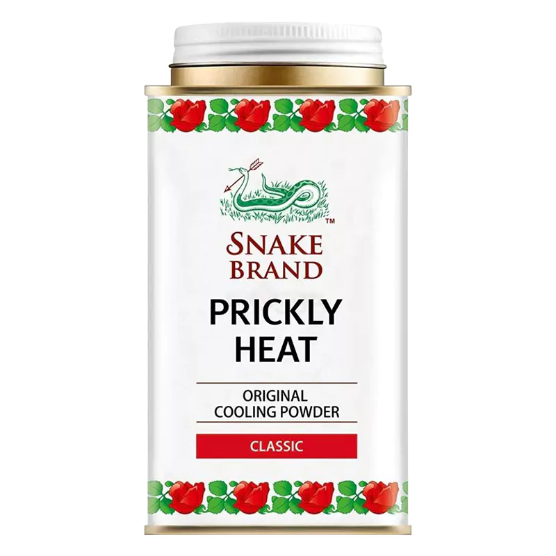 Snake Brand Prickly Heat Original Cooling Powder Classic – 140g Snake Brand Prickly Heat Original Cooling Powder Classic - 140g - Image 1