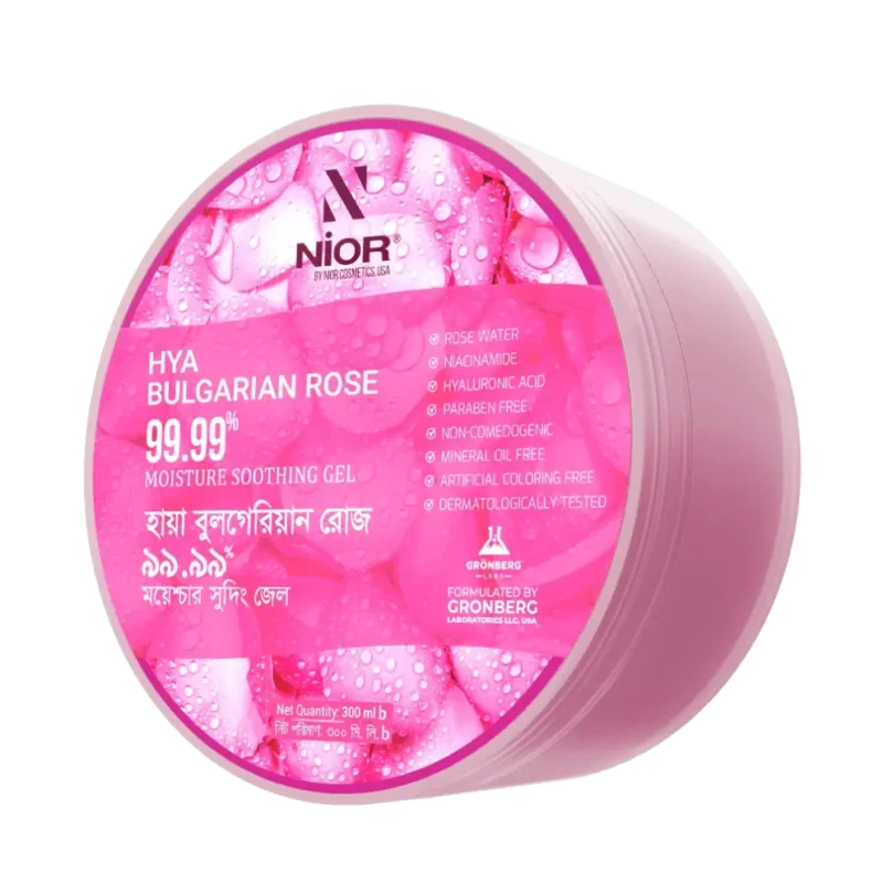 Nior Hya Bulgerian Rose 99.99% Moisture Soothing Gel - 300ml