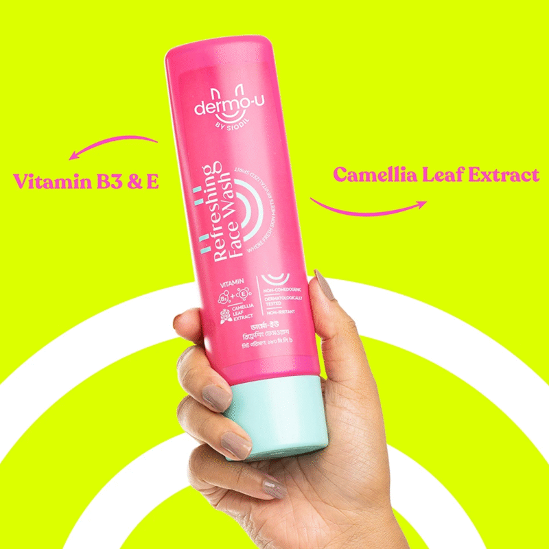 Dermo-U Refreshing Face Wash - 180ml - Image 2
