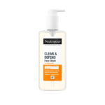 Neutrogena Clear & Defend 2% Salicylic Acid Face Wash for Spot-Prone Skin - 200ml