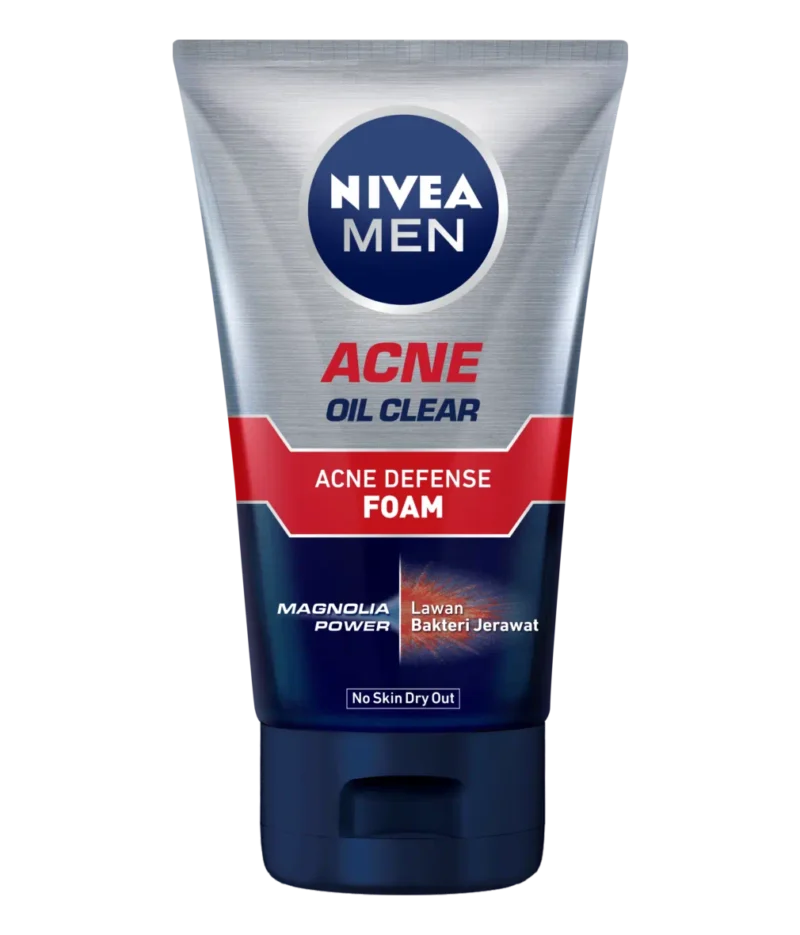 c7436a6aa1454837a4958ef15e6761f2-web_1010x1180_transparent_png Nivea Men Acne Oil Clear Acne Defense Foam - 100ml - Image 1