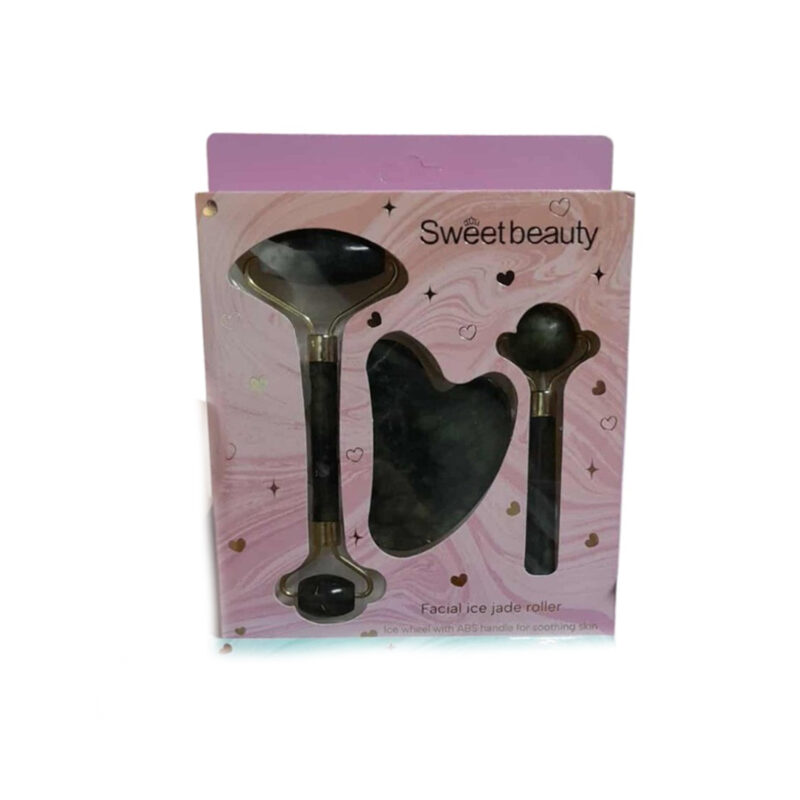 Sweet Beauty 3pcs Facial Jade Roller Set
