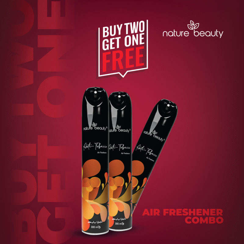 Airfreshener-30-1 Nature Beauty Air Freshener Anti Tobacco - 300ml ( Buy 2 get 1) - Image 1