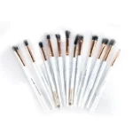 Maange White Eye Makeup Brush Set – 12pcs