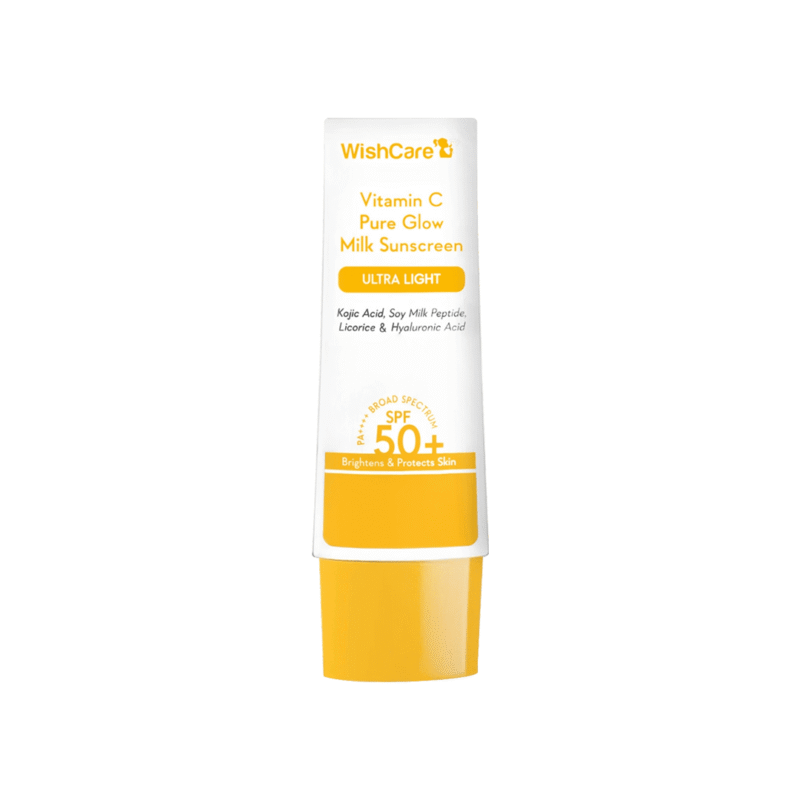 WishCare Vitamin C Pure Glow Milk Sunscreen SPF 50 PA++++ 50g