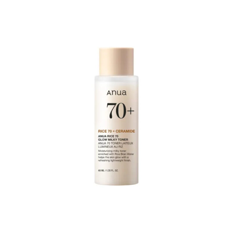 Anua Rice 70+ Glow Milky Toner - 40ml