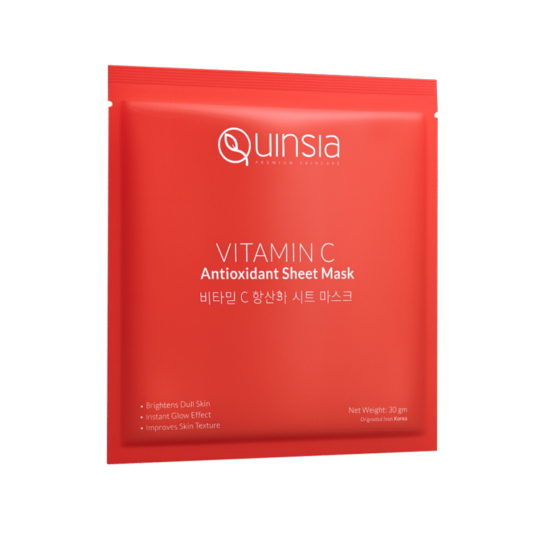 Quinsia Vitamin C Antioxidant Sheet  Mask - 30g