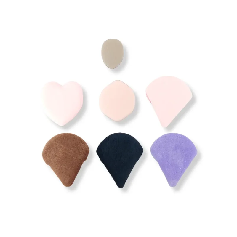 7 Pcs Colorful Powder Puff
