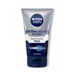 Nivea Men Extra Bright 10x Effect Spot Reduction + Detox Mud Charcoal Foam 100g