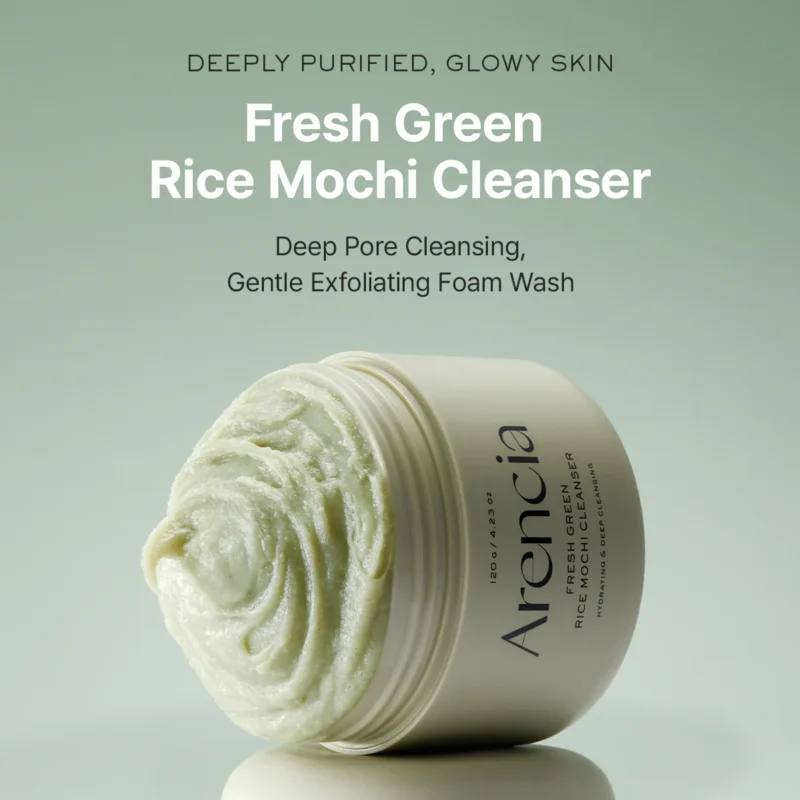 Arencia Fresh Green Rice Mochi Cleanser - 120g - Image 2
