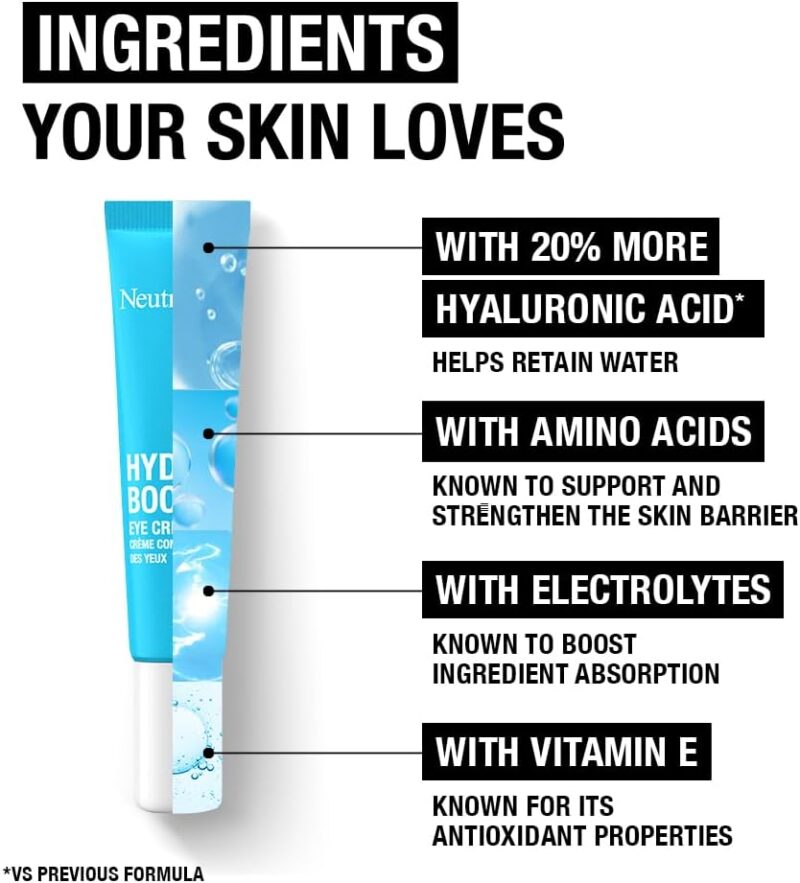 Neutrogena Hydro Boost Eye Cream -15ml - Image 3