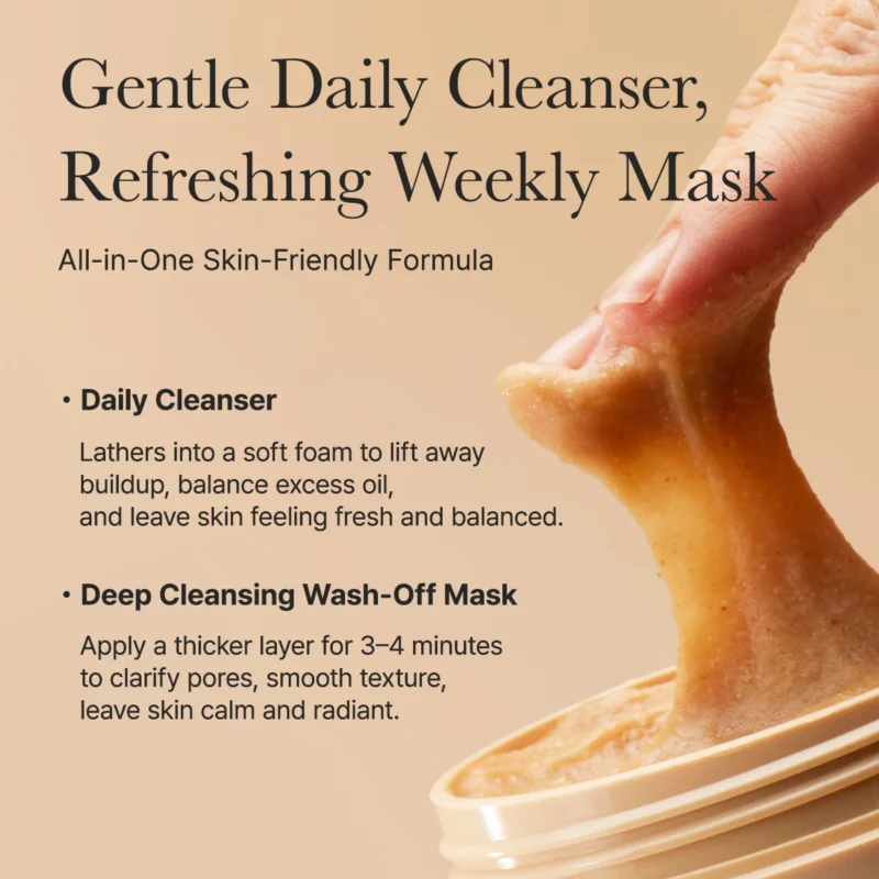 Arencia Calendula Rice Mochi Cleanser - 120g - Image 4