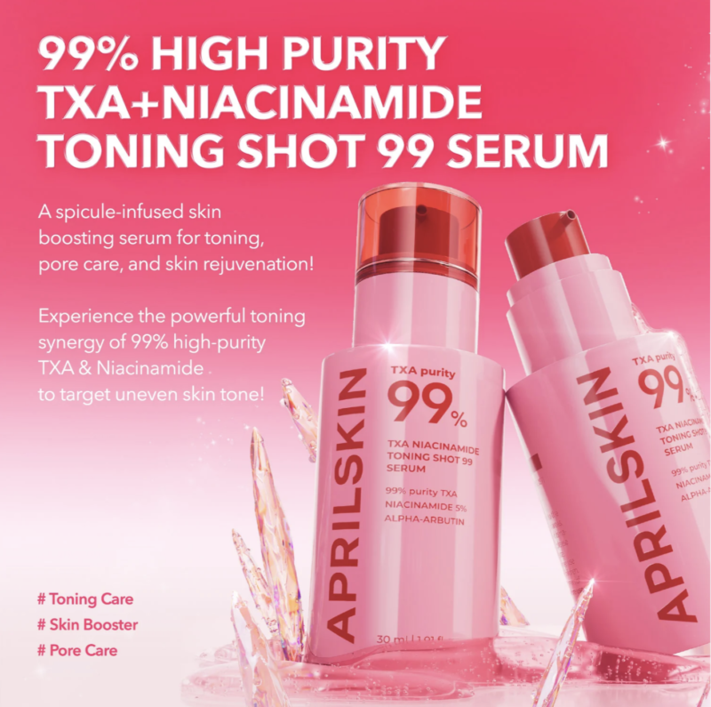 Aprilskin TXA Niacinamide Toning Shot 99 Serum - 30ml - Image 2
