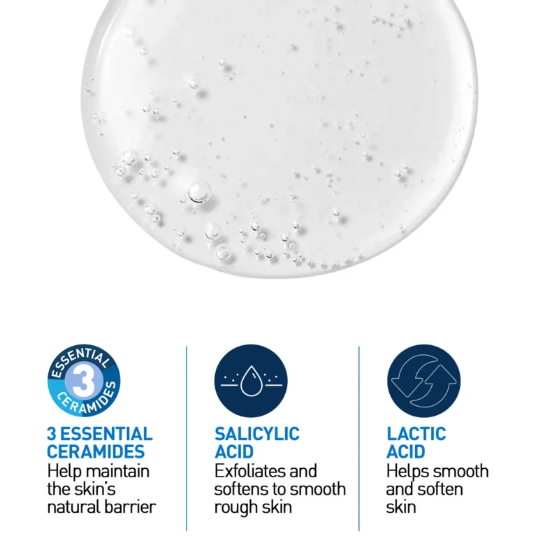 Cerave SA Smoothing Cleanser for Dry Rough & Bumpy Skin - 236ml - Image 4