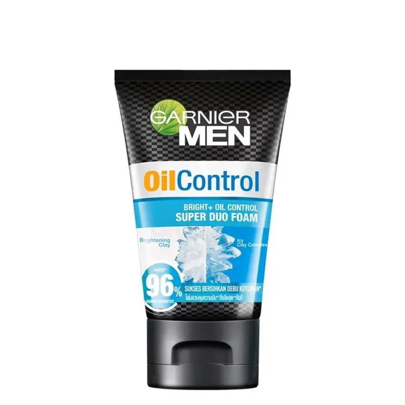 Garnier Men Bright + Oil Control Super Duo Foam 100ml