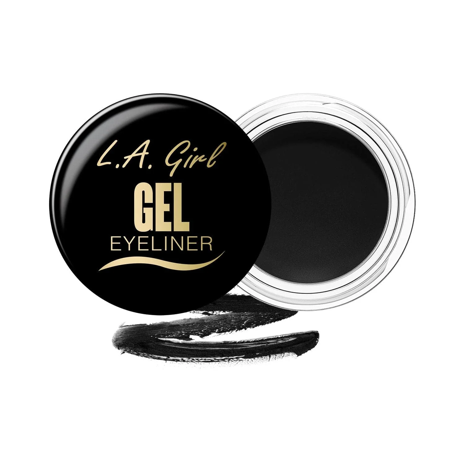 L.A.Girl Gel Eyeliner 3g - Jet Black GEL731A L.A.Girl Gel Eyeliner 3g - Jet Black GEL731A - Image 1