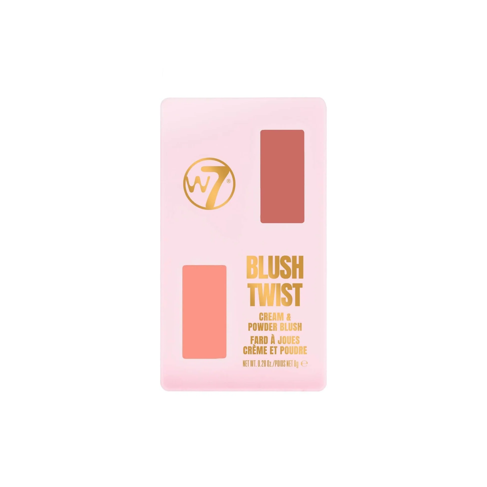 W7 Blush Twist Duo Blusher 8g - Peace Out W7 Blush Twist Duo Blusher 8g - Peace Out - Image 1