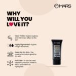 MARS Illuminati Base Dewy Primer with Highlighter 45ml - 02 Pink Beam - Image 4