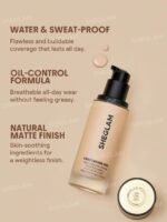 Sheglam Complexion Pro Long Lasting Breathable Matte Foundation – Butterscotch - Image 4