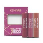 MARS 3 Matte Box Lipstick Set - Peaches & Nudes (02)