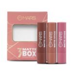 MARS 3 Matte Box Lipstick Set – Blushed Nudes 05