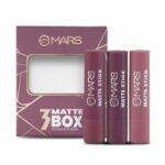 MARS 3 Matte Box Lipstick Set – Plums 03