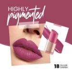 MARS Creamy Matte Lipstick 3.2g – 18 Gulabi Garba - Image 3