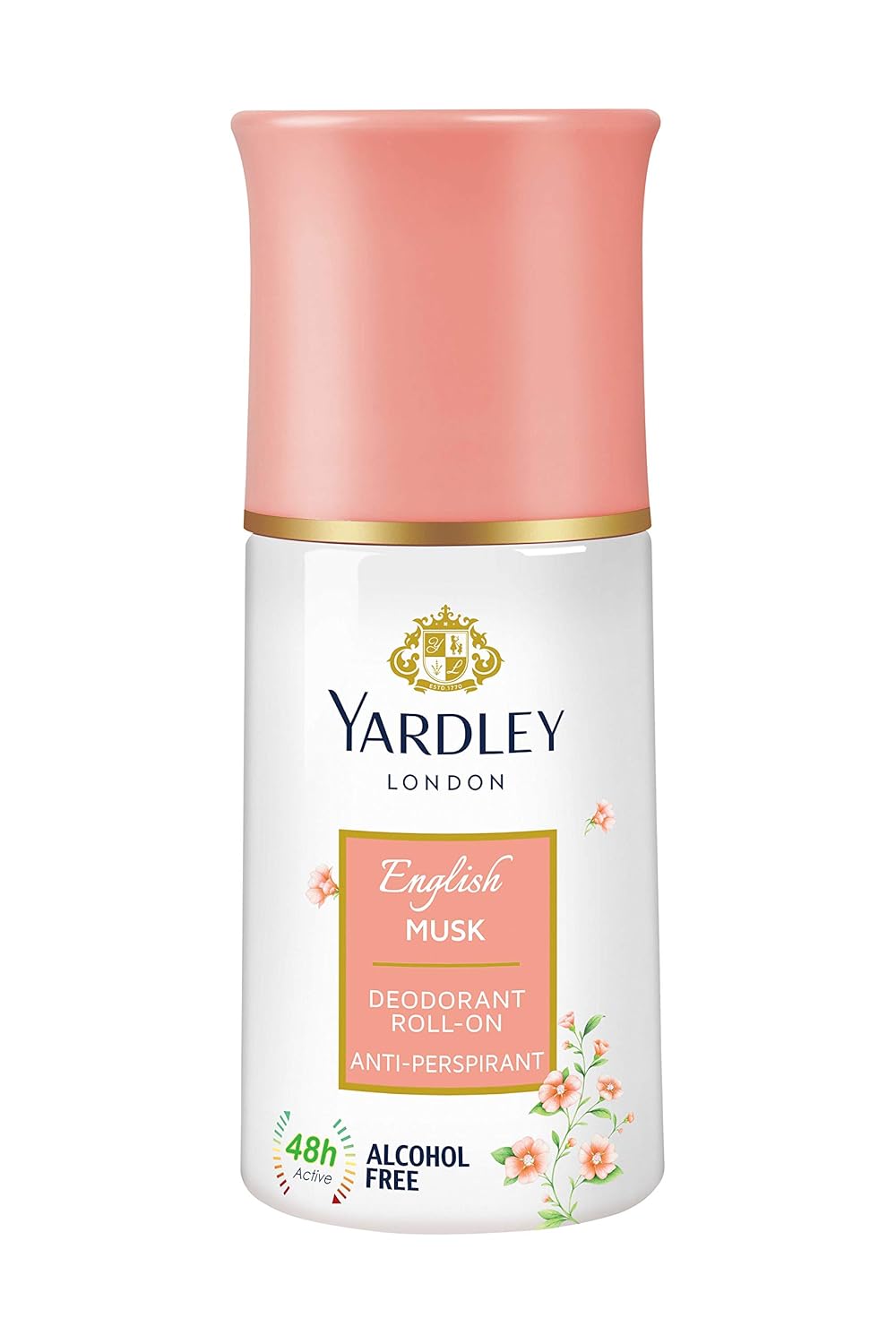 Yardley London English Musk Anti Perspirant Roll On - 50ml Yardley London English Musk Anti Perspirant Roll On - 50ml - Image 1